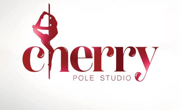 Cherry Pole Studio logo with a pole dancer silhouette at Diamond Creek Shopping.