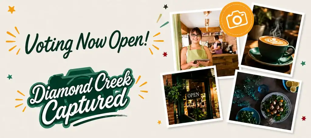 Voting now open for Diamond Creek Shopping finalists at Diamond Creek Captured.