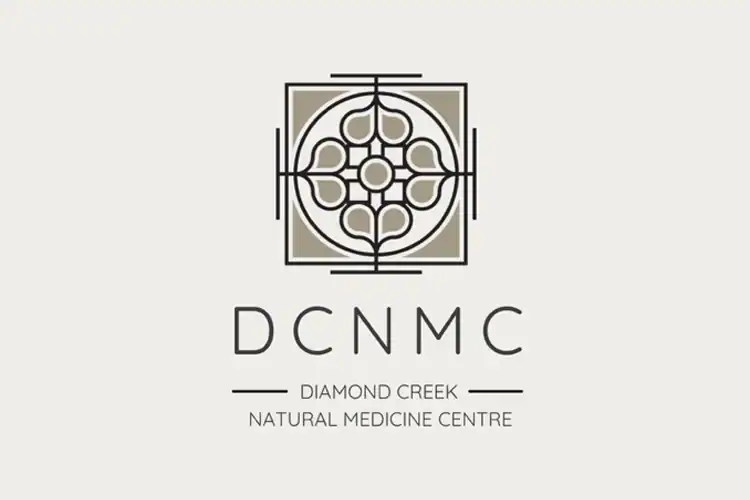 Logo of Diamond Creek Natural Medicine Centre in Diamond Creek shopping area.
