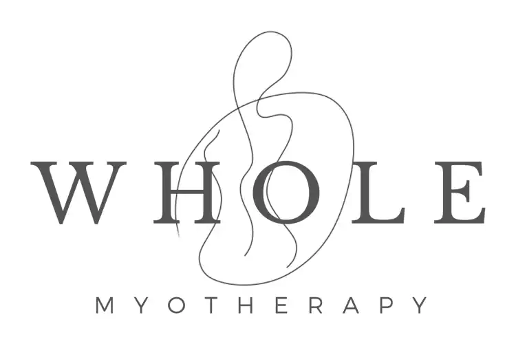 Logo for Whole Myotherapy at Diamond Creek Shopping center.