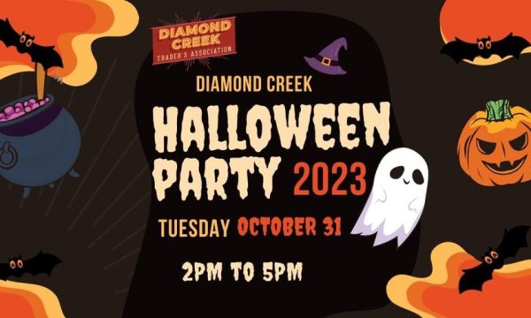 Halloween-themed shopping event at Diamond Creek Shopping Centre in Melbourne.