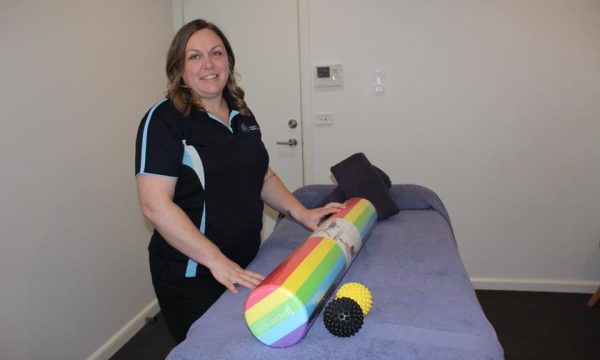 Colourful massage rollers for therapy and wellness at Diamond Creek Shopping.