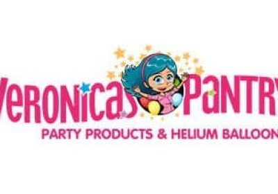 Brightly colored helium balloons at Veronica Pantry party store in Diamond Creek.